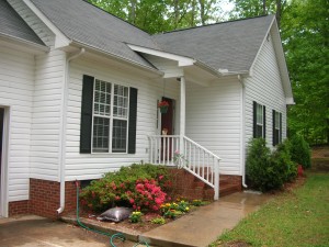 Our super cute house two years ago